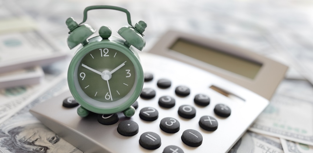 calculator and alarm clock